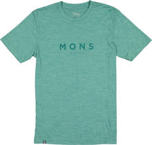 Mons Royale Mons Royale Men's Zephyr Merino Cool T-Shirt Smokey Green Kortermede trøyer S