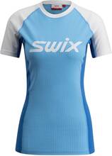 Swix Swix Women's Racex Classic Short Sleeve Aquarius/Bright White Undertøy overdel S
