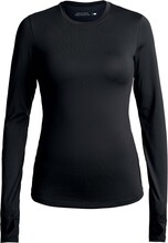 Röhnisch Röhnisch Women's Team Logo Long Sleeve Black Langermede treningstrøyer L