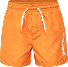 Hummel Hummel Kids' hmlBOMDI Board Shorts Persimmon Orange Badkläder 110