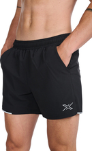 2XU 2XU Men's Aero 5 Inch Shorts Black/Silver Reflective Treningsshorts L