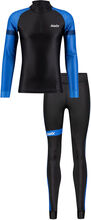 Swix Swix Men's Focus 2-Piece Skisuit Olympian Blue Långärmade träningströjor XXL