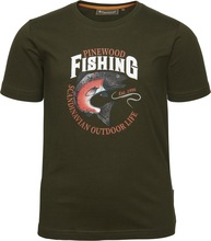 Pinewood Pinewood Kids' Fish T-Shirt Green T-shirts 116