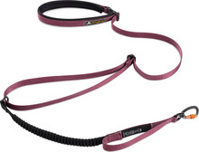 OllyDog OllyDog Flagstaff Adjustable Spring Leash Rosewood Hundebånd & sporliner One Size