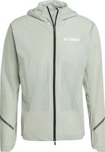 Adidas Adidas Men's Terrex Xperior 2.5L Light RAIN.RDY Jacket Silver Green Skalljakker L