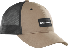 Salomon Salomon Trucker Curved Cap Shitake/Deep Black Kapser M/L