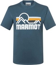 Marmot Marmot Men's Coastal Tee Short Sleeve Dusty Teal T-shirts S