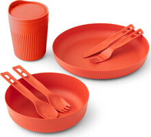 Sea To Summit Sea To Summit Passage Dinnerware Set 7 Piece Spicy Orange Serveringsutstyr OneSize