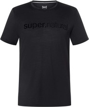 super.natural super.natural Men's 3d Signature Tee Jet Black/Jet Black T-shirts S