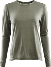 Aclima Aclima Women's LightWool 140 Undershirt Long Sleeve Ranger Green Langermede trøyer XL