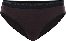 Aclima Aclima Women's LightWool Briefs Chocolate Plum Undertøy M