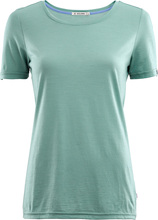 Aclima Aclima Women's LightWool 140 T-shirt Oil Blue Kortermede trøyer XXL