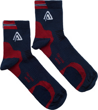 Aclima Aclima Running Socks 2-Pack Blue/ Red/ White Träningsstrumpor 36-39