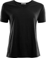 Aclima Aclima Women's LightWool T-shirt Loose Fit Jet Black Kortermede trøyer S