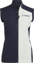 Adidas Adidas Women's Terrex Xperior Cross-Country Ski Soft Shell Vest Legink/Lingrn Ovadderade västar L