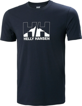 Helly Hansen Helly Hansen Men's Nord Graphic H/H T-Shirt Navy Kortermede trøyer L