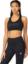 Asics Asics Women's Core Asics Logo Bra Performance Black/Performance Black Underkläder XL