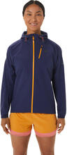 Asics Asics Women's Fujitrail Waterproof Jacket Indigo Blue/Sandstorm Treningsjakker S