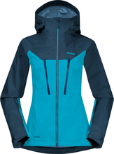 Bergans Bergans Women's Cecilie 3L Jacket Clear Ice Blue/Deep Sea Blue Skalljakker XS