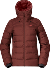 Bergans Bergans Women's Lava Medium Down Jacket With Hood Amarone Red Dunjakker varmefôrede XS
