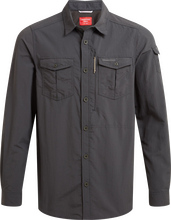 Craghoppers Craghoppers Men's Nosilife Adventure Long Sleeved Shirt III Black Pepper Långärmade skjortor M