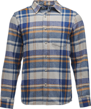 Black Diamond Black Diamond Men's Project Flannel Shirt Pewter-Indigo Plaid Långärmade skjortor S