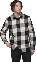 Black Diamond Black Diamond Men's Project Lined Flannel Black-Off White Plaid Langermede skjorter L