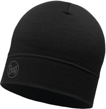 Buff Buff Lightweight Merino Wool Hat Solid Black Luer OneSize
