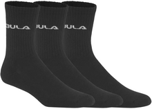 Bula Bula Men's Classic Socks 3pk Black Hverdagssokker 37/39