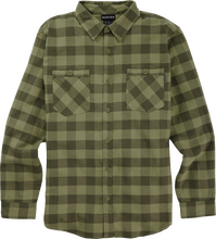 Burton Burton Men's Favorite Long Sleeve Flannel Forest Moss Buffalo Plaid Långärmade skjortor S