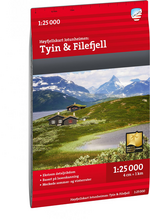 Calazo förlag Calazo förlag Høyfjellskart Jotunheimen: Tyin & Filefjell 1:25.000 NoColour Litteratur OneSize