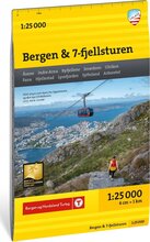 Calazo förlag Calazo förlag Stikart Bergen 1:25.000 NoColour Litteratur OneSize