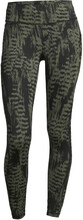 Casall Casall Women's Iconic Printed 7/8 Tights Survive Dark Green Treningsbukser 34