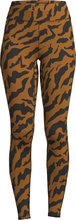 Casall Casall Women's Iconic Printed 7/8 Tights Escape Brown Treningsbukser 34