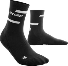 CEP CEP Men's Run Compression Mid Cut Socks 4.0 Black Treningssokker 39-42