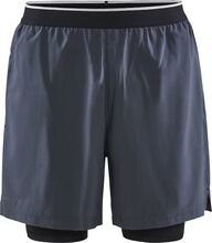 Craft Craft Men's Adv Charge 2-In-1 Stretch Shorts Asphalt Treningsshorts XL
