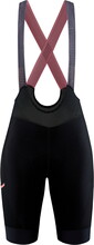 Craft Craft Women's Adv Offroad Bib Shorts Black/Coral Treningsshorts XS