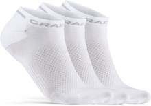 Craft Craft Core Dry Shafless Sock 3-pack White Träningsstrumpor 40/42