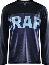 Craft Craft Men's Core Offroad XT Long Sleeve Jersey Black/Blaze Langermede treningstrøyer S