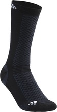 Craft Craft Warm Mid 2-Pack Sock Black/White Treningssokker 34-36