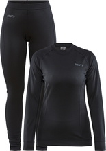 Craft Craft Women's Core Dry Baselayer Set Black Undertøy sett XS