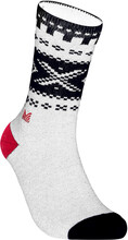 Dale of Norway Dale of Norway Cortina Socks Offwhite Navy Raspberry Hverdagssokker L