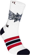 Dale of Norway Dale of Norway OL Spirit Socks Offwhite Navy Raspberry Hverdagssokker S