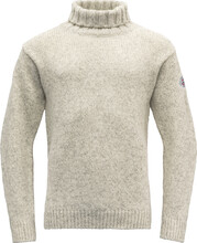 Devold Devold Unisex Nansen Wool High Neck Grey Melange Långärmade vardagströjor S