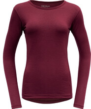 Devold Devold Women's Breeze Shirt Beetroot Undertøy overdel XS