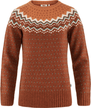 Fjällräven Fjällräven Women's Övik Knit Sweater Autumn Leaf/Desert Brown Långärmade vardagströjor XXS