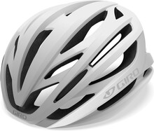 Giro Giro Unisex Syntax MIPS Mat White Silver Cykelhjälmar M