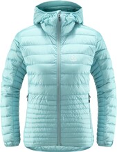 Haglöfs Haglöfs Micro Nordic Down Hood Women Frost Blue Dunjakker mellomlag XS