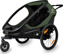 Hamax Hamax Outback (+ Bicycle Arm & Stroller Wheel) Green/Black Sykkel- & barnevogner OneSize