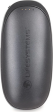 Lifesystems Lifesystems Rechargeable Dual Palm Handwarmer Black Laddare OneSize